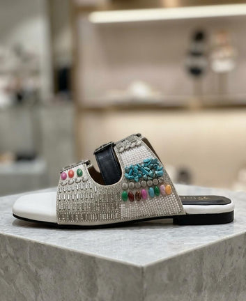 Boho Jewel Buckle Slides